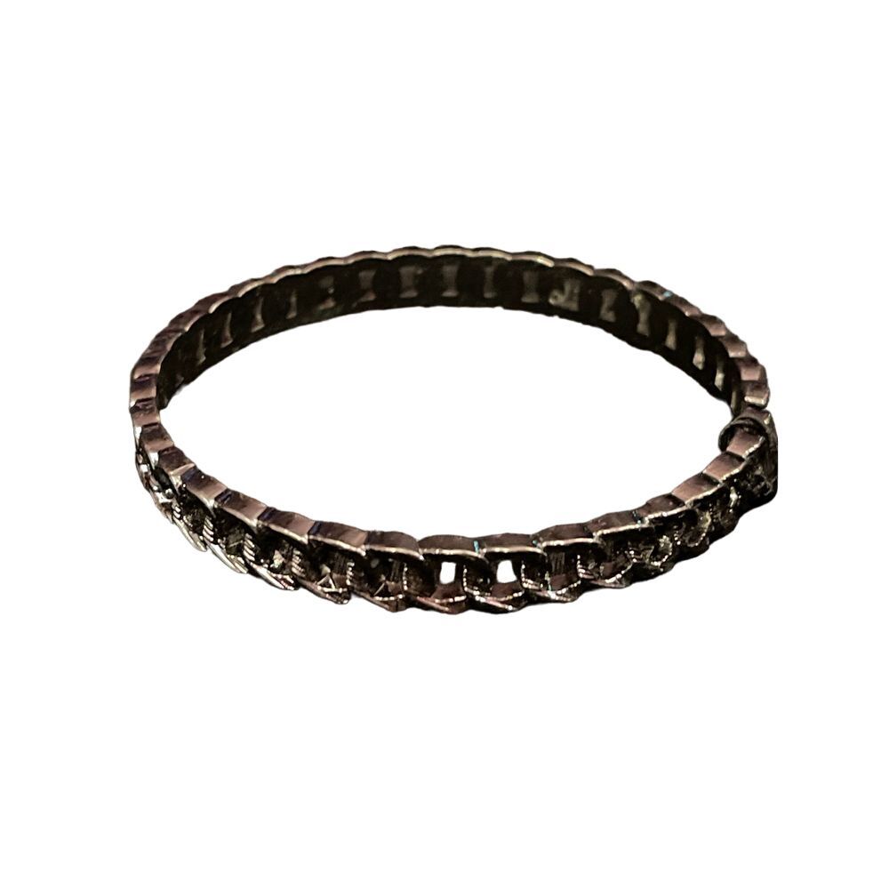 Vintage‎ Copper Chain Link Bracelet Unisex Edgy Punk Rock Jewelry Accessory R-39